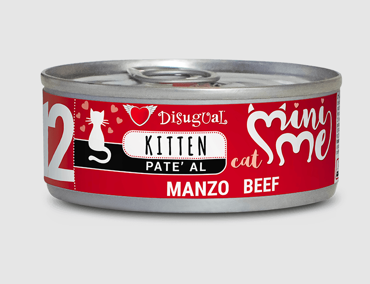 Disugual MINI ME 12 KITTEN Ternera (12 x 85 g)