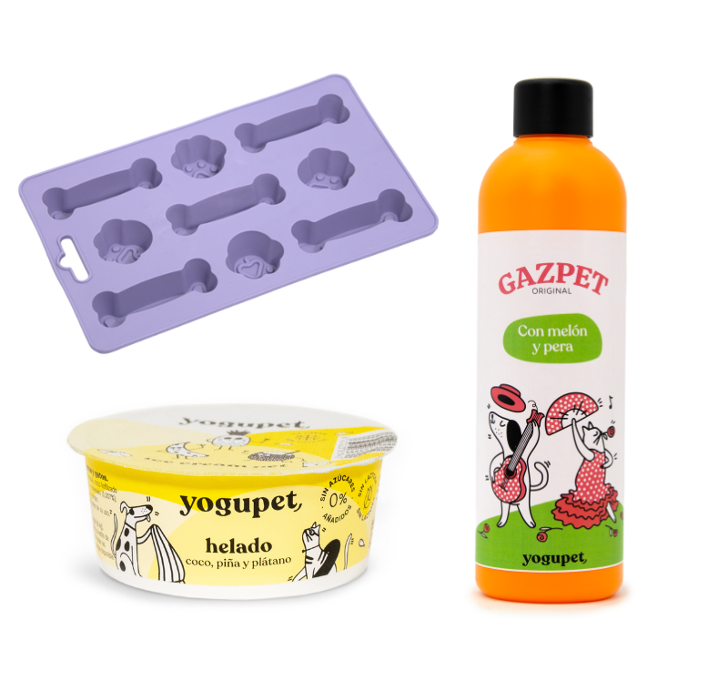 Yogupet SUMMERBOX XV para Perros y Gatos. Pack Verano con Helado, Gazpet y Comedero (Copia) (Copia) (Copia)