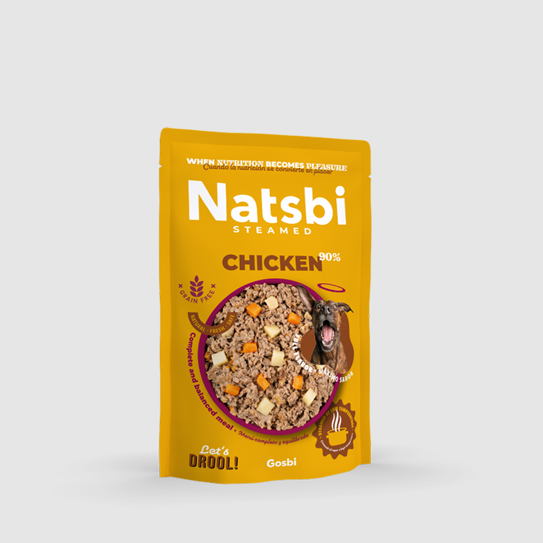 Natsbi Steamed Dog Pollo 200 gr
