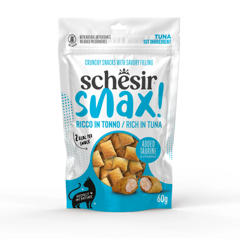 Schesir CAT SNAX! Atún – 60 g