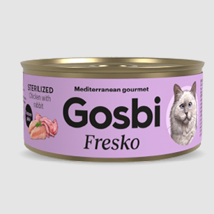 Gosbi Fresko Cat Esterilizado Pollo con Conejo 70 gr