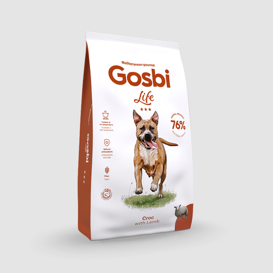 Gosbi Life Dog Croc – Pollo y Cordero 12 kg