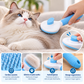 Cepillo de púas finas para perro y gato – Azul