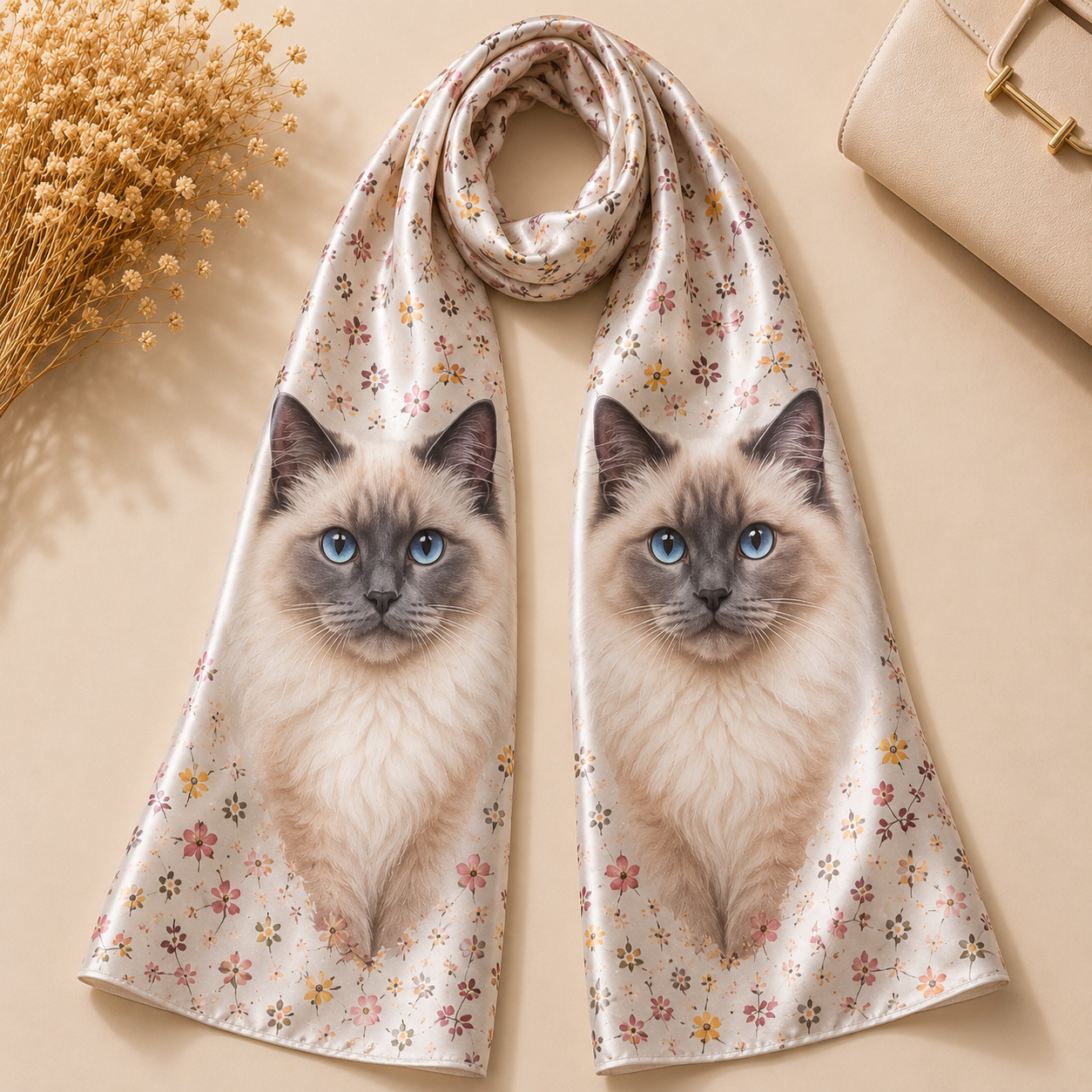 Foulard de Seda “Mirada Felina”