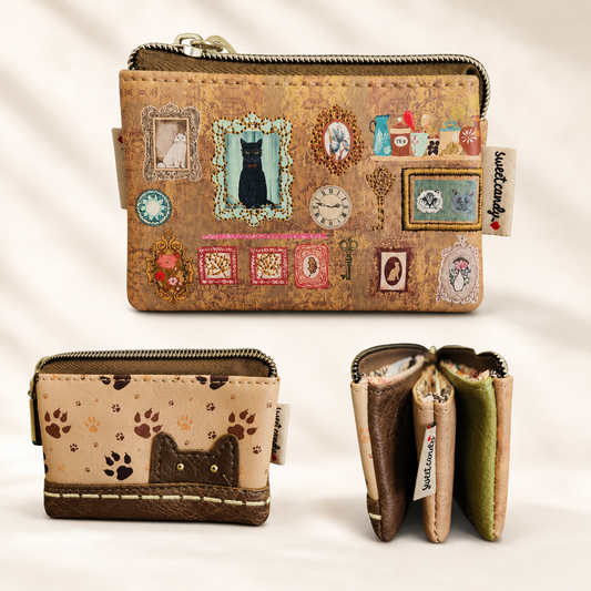 Monedero Sweet Candy – Ref. 14 (Color Caqui)