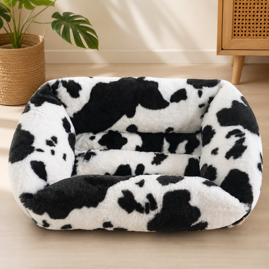 Cama para Mascotas Estampado Vaca