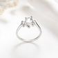 Anillo Plata de Ley Ajustable Gatito Plata