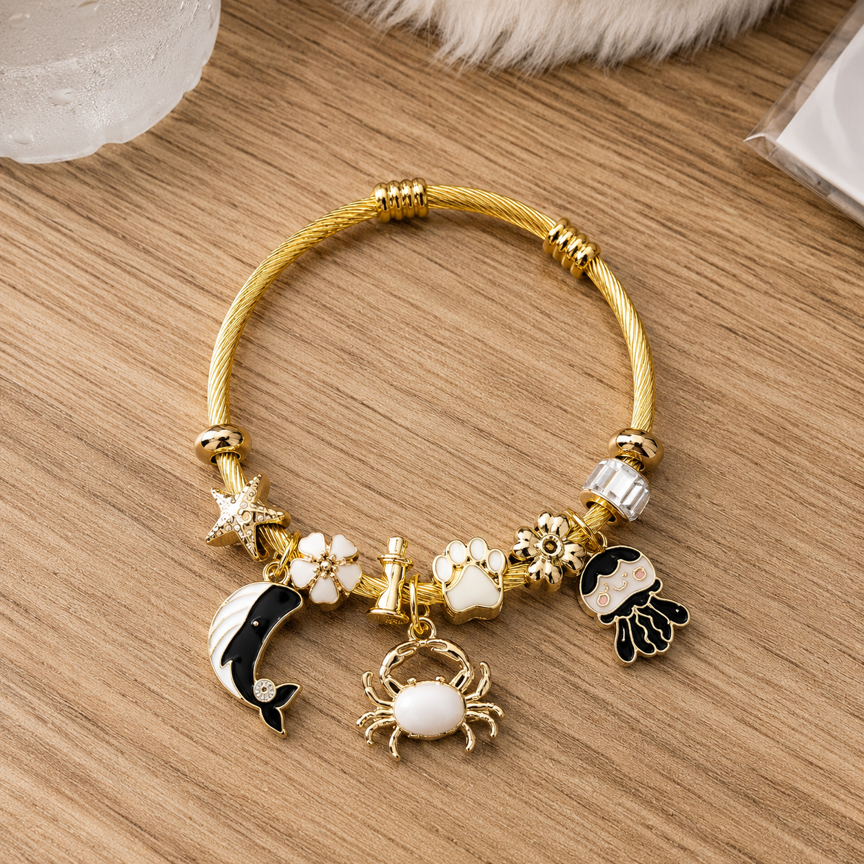 Pulsera “Tesoros del Océano” 🌊🐾✨