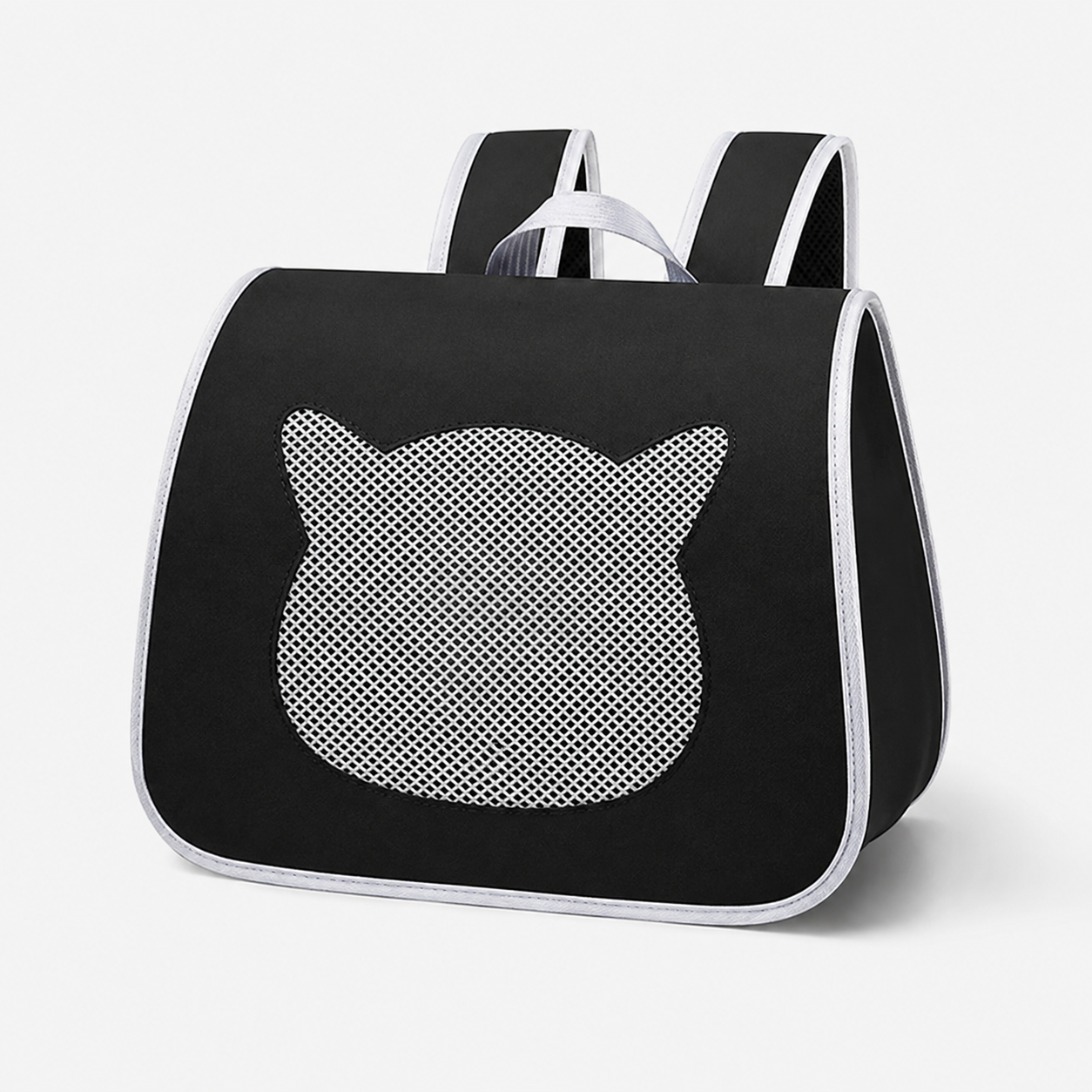 Transportín Mochila para Mascotas. Negro