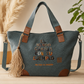 Bolso Shopper Azul "El mundo cambia con tu ejemplo"