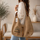 Bolso Hobo Beige "El mundo cambia con tu ejemplo"
