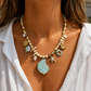 Collar de Acero Inoxidable “Encanto Mediterráneo” 🐚🌊✨