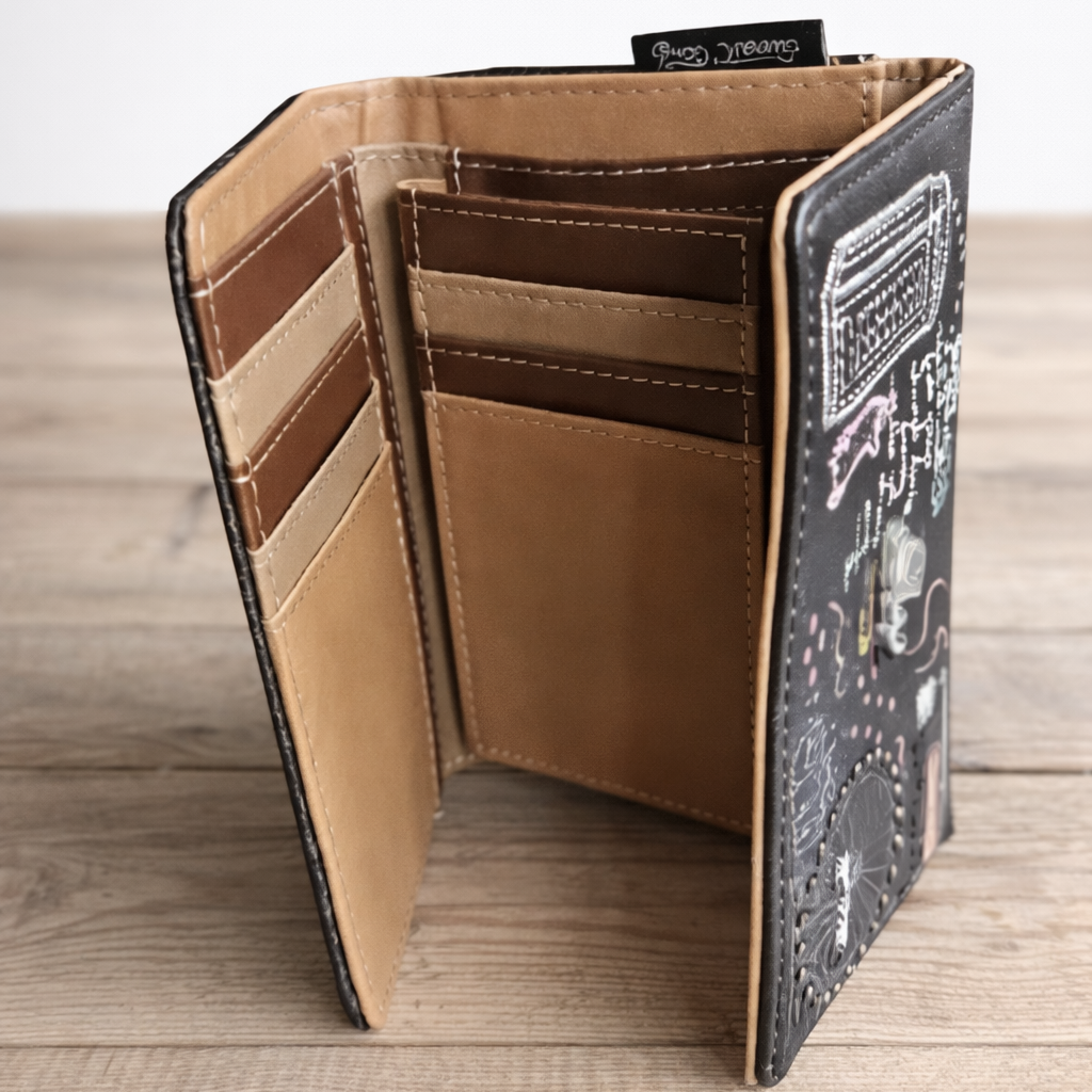 Cartera Gatuna “Sweet Cat”MYC907 – Compacta, práctica y con estilo- negro