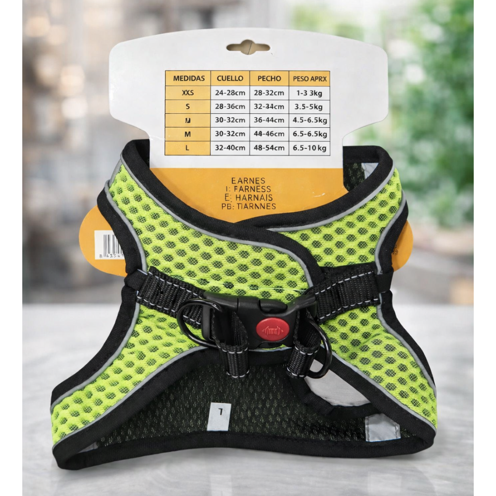 Arnés transpirable para perro y gato Tommy – Ajustable, ligero y seguro