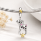 Pulsera de Plata de Ley 925 con Corazón y Gatito