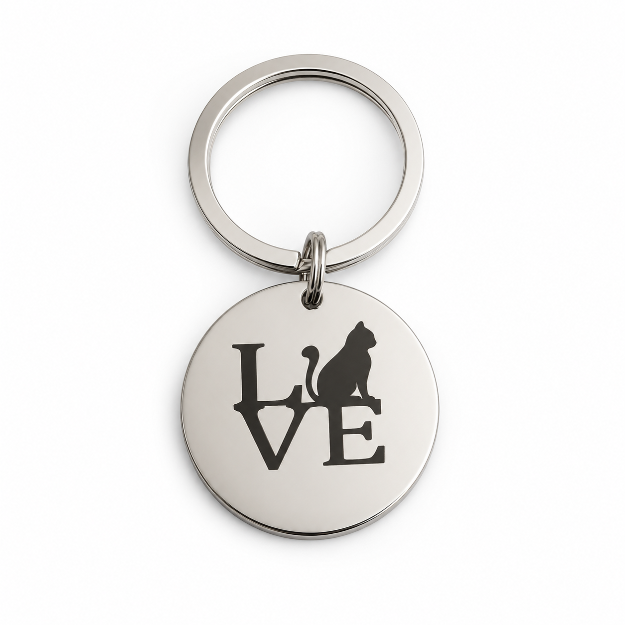 Llavero Metálico "LOVE CAT"