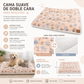 Cama Suave Reversible para Perros y Gatos 85 × 65 cm