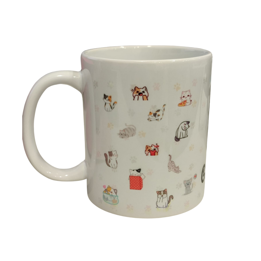 Taza "Soy la loca de los gatos"