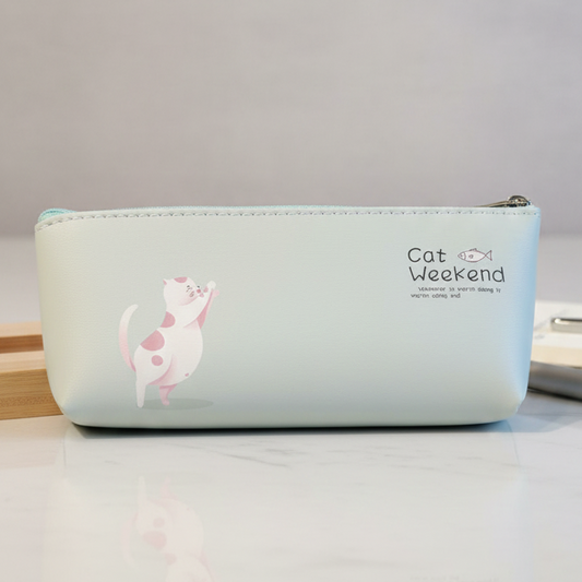 Neceser Cat Weekend, color verde