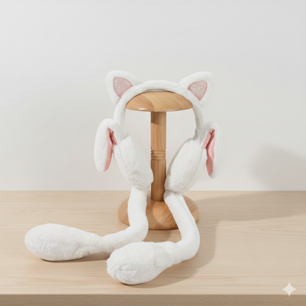 Orejeras Gatunas con Movimiento