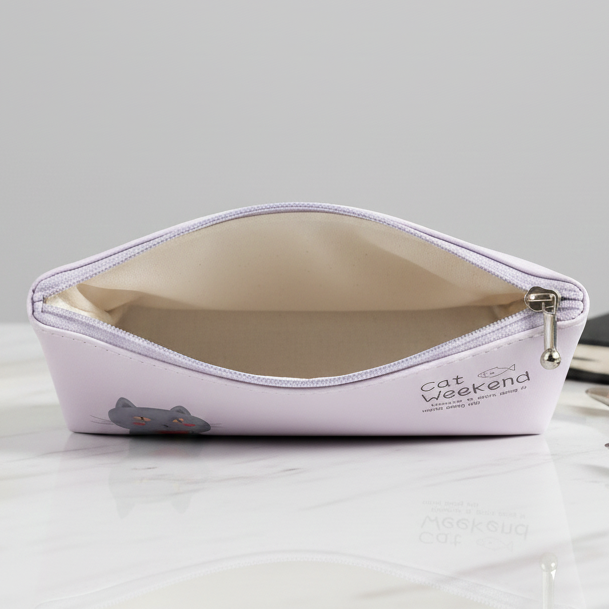 Neceser Cat Weekend, color lila