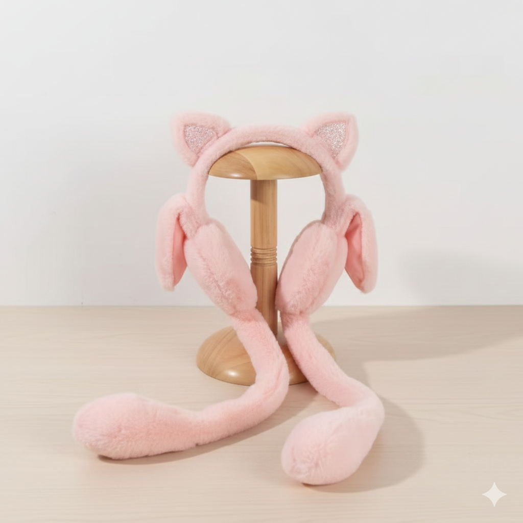 Orejeras Gatunas con Movimiento