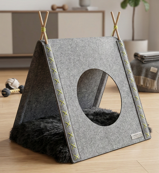 Casita Tipi para Gato con Cojín