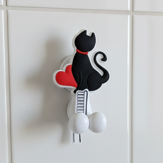 Soporte para cepillos Gatito Love