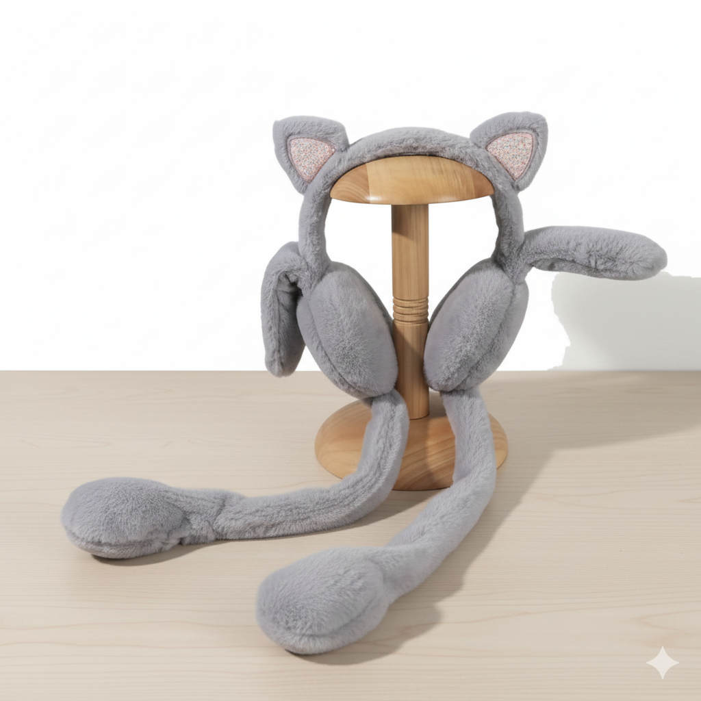 Orejeras Gatunas con Movimiento