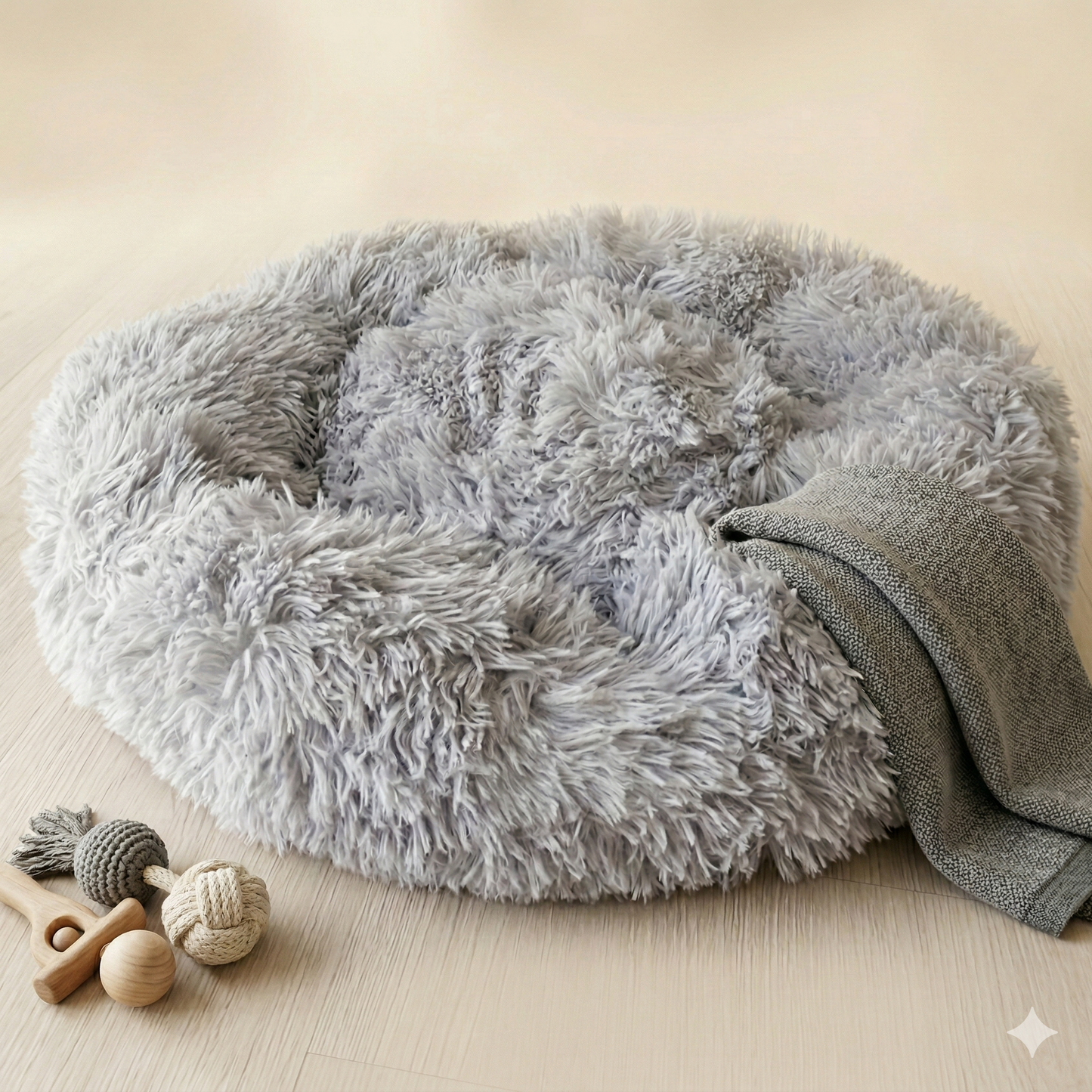 Cama redonda para gatos ultrasuave