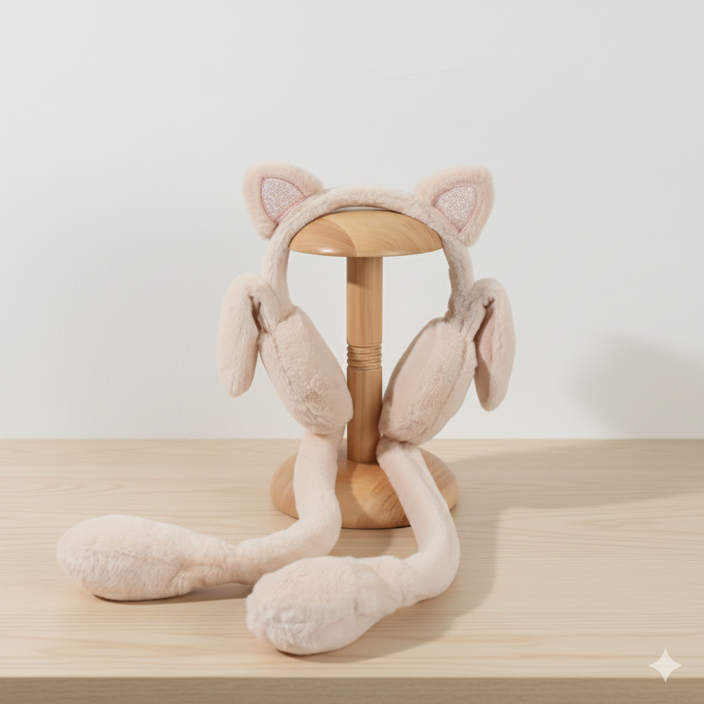 Orejeras Gatunas con Movimiento