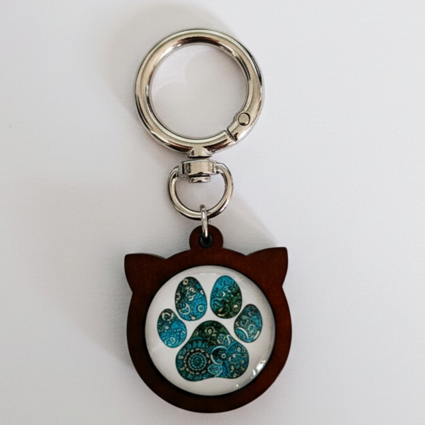 Llavero Redondo con Forma de Gato – Modelos Variados