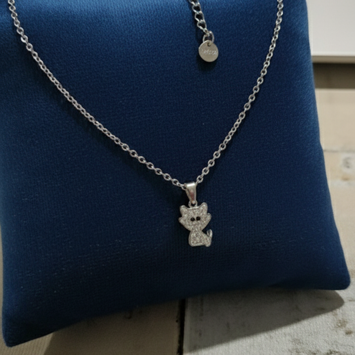 Collar Gatito Brillante