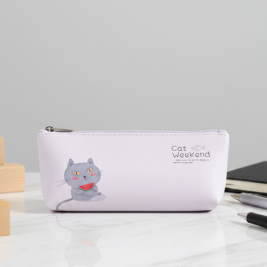 Neceser Cat Weekend, color lila