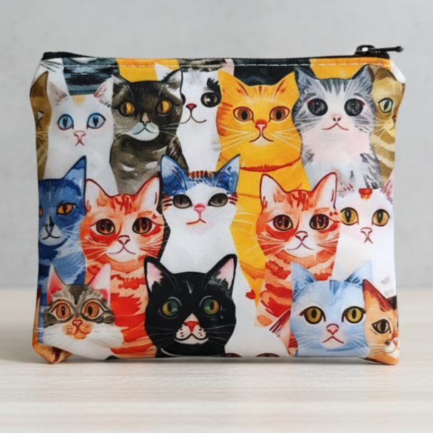Bolsa de la Compra Reutilizable Caritas de Gato