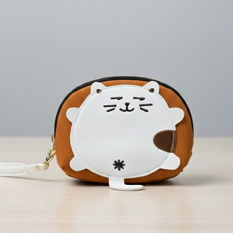 Monedero Gatuno “I’m going to catch you”, color ocre