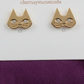 Pendientes Gatito Dorados – Gold Filled