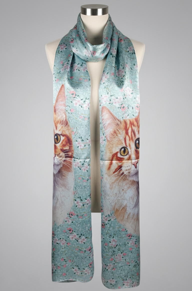 Foulard de Seda “Mirada Felina”