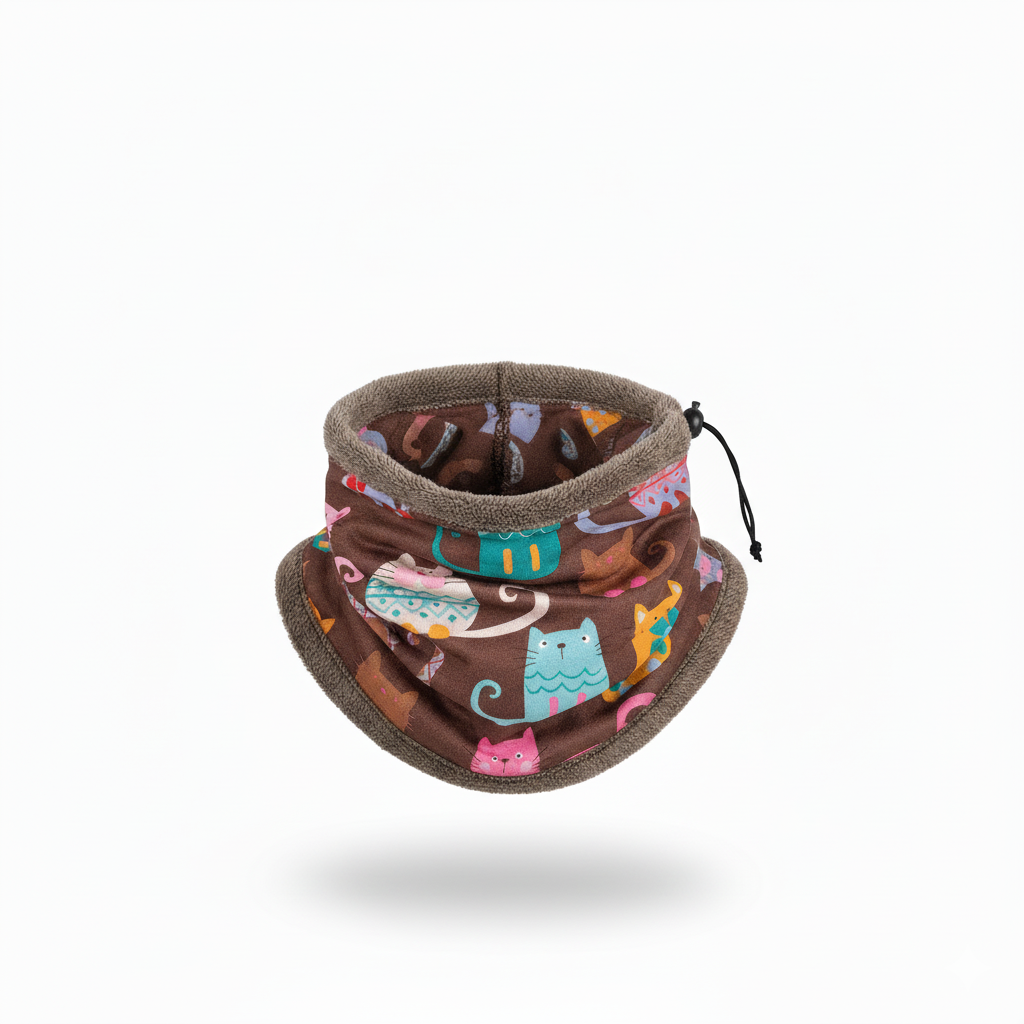 Braga Polar Gatitos – Súper Suave, Calentita y Ajustable