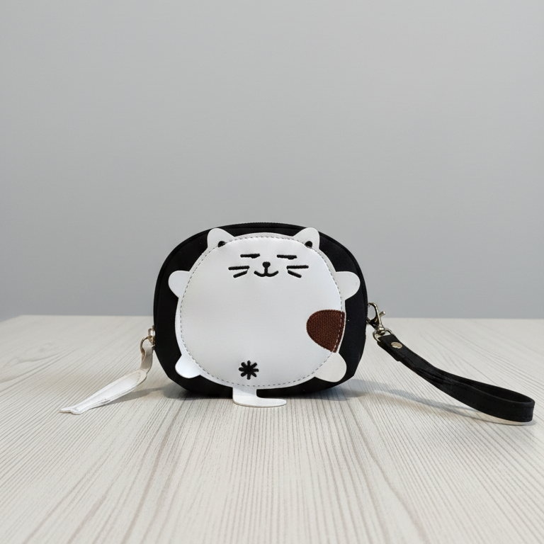 Monedero Gatuno “I’m going to catch you”, color negro