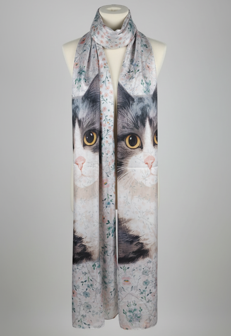 Foulard de Seda “Mirada Felina”