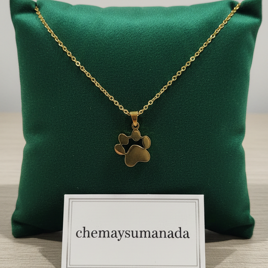 Collar Huella Dorada