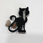 Broche Gato Lazo Marrón