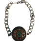 Pulsera de acero con diseños florales tipo azulejo unisex (envío aleatorio)