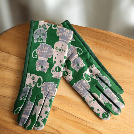 Guantes Gatitos – Verde