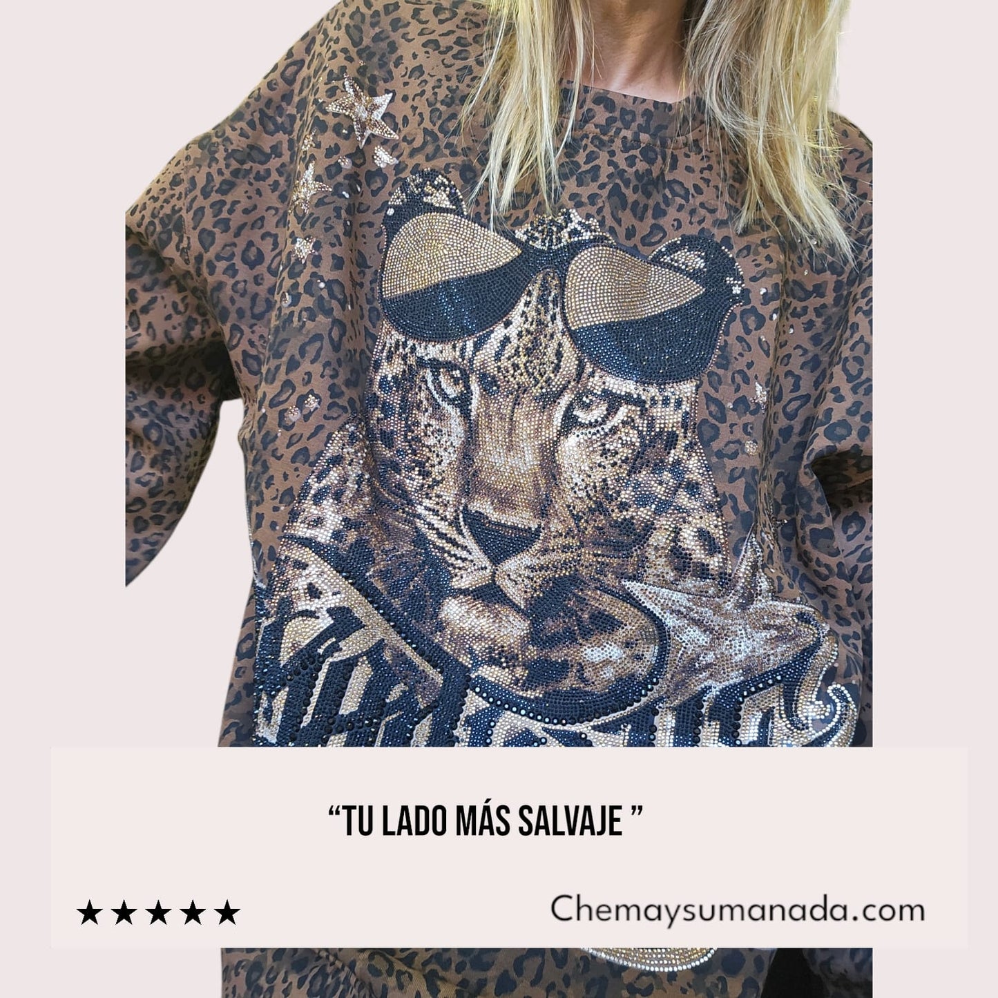 Sudadera colección "Tu lado más salvaje" , Locamente enamorada 4