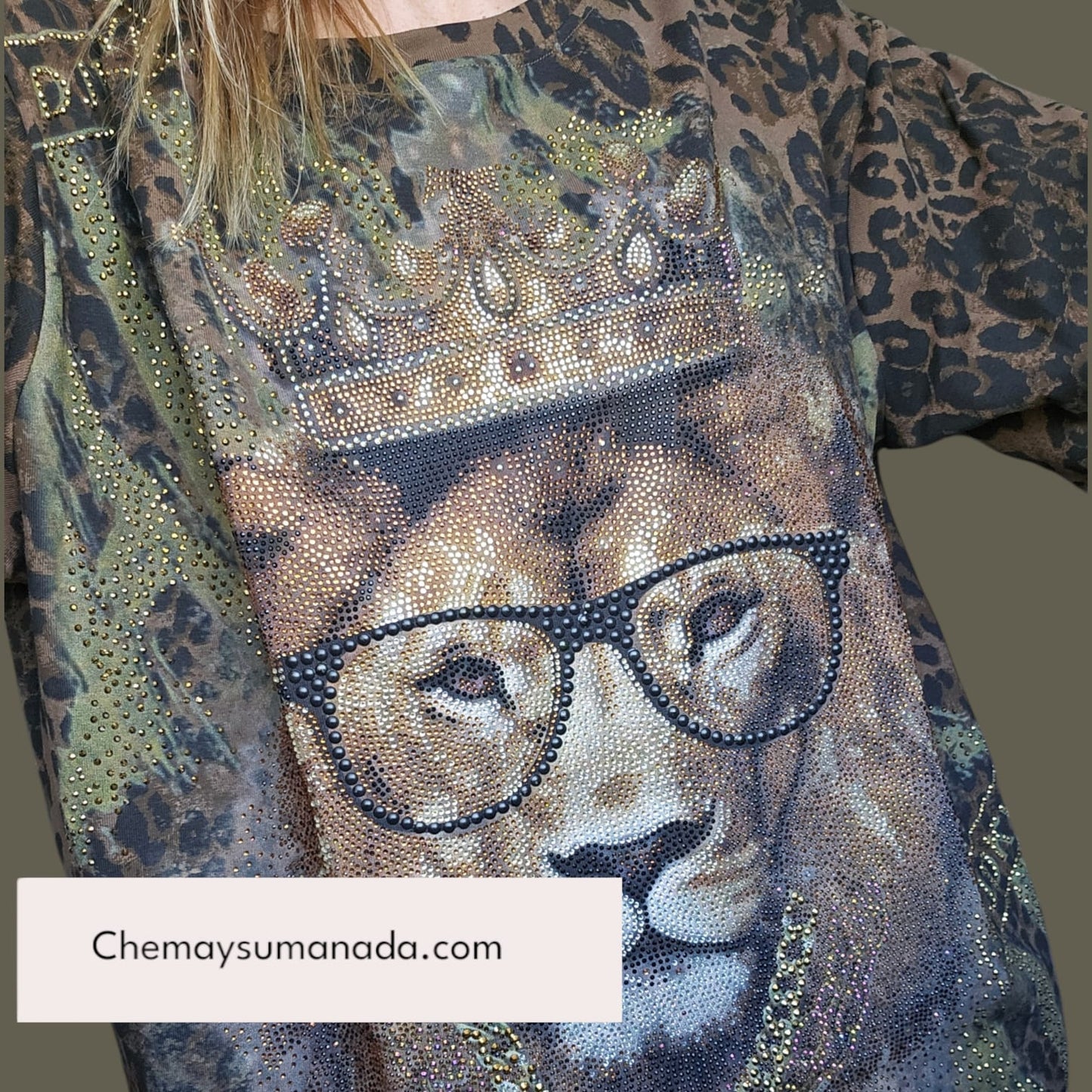 Camiseta León-print