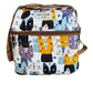 Bolsa térmica doble con estampado de gatitos