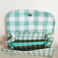 Cartera Vichy Verde hecha a mano