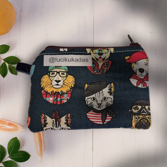 Monedero de Tela – Animales Fashionistas (@lucikukadas)